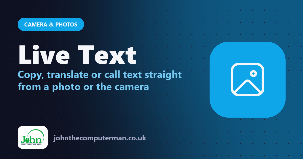 How to Copy Text From a Photo on iPhone With Live Text