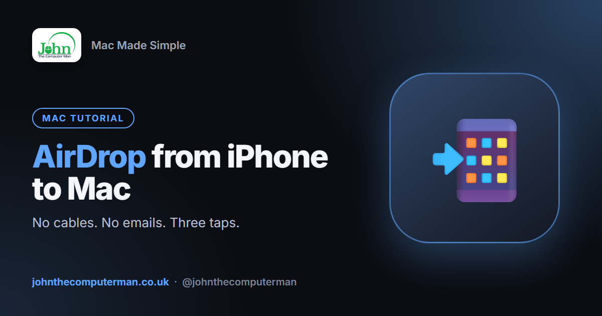 How to AirDrop from iPhone to Mac (and Back Again)
