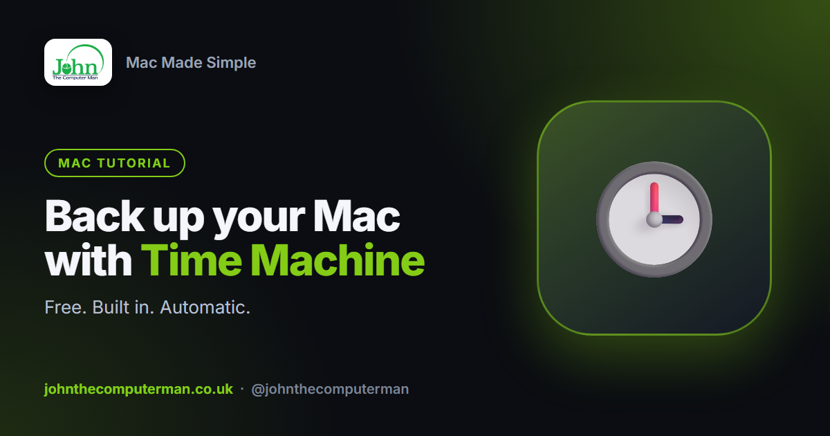 How to Back Up Your Mac with Time Machine