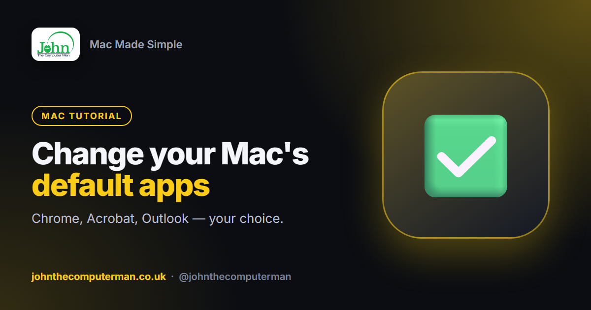 How to Change Default Apps on a Mac (Browser, PDFs and More)