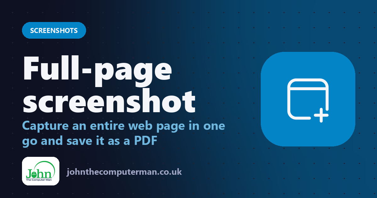 How to Take a Full-Page Screenshot on iPhone (and Save It as a PDF)