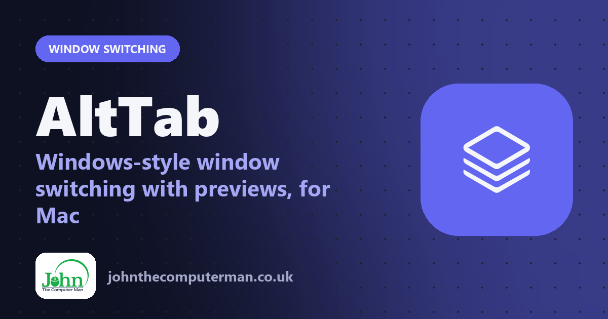 AltTab: Windows-Style Window Switching With Previews for Mac (Free)