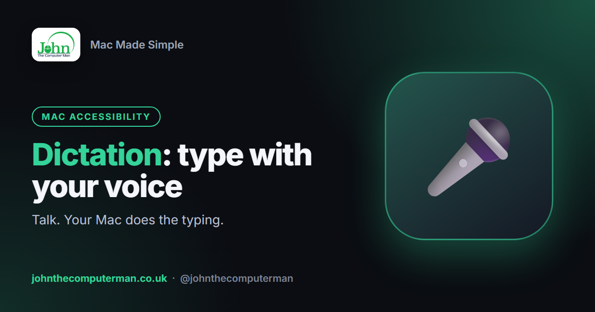 How to Use Dictation on a Mac: Type With Your Voice