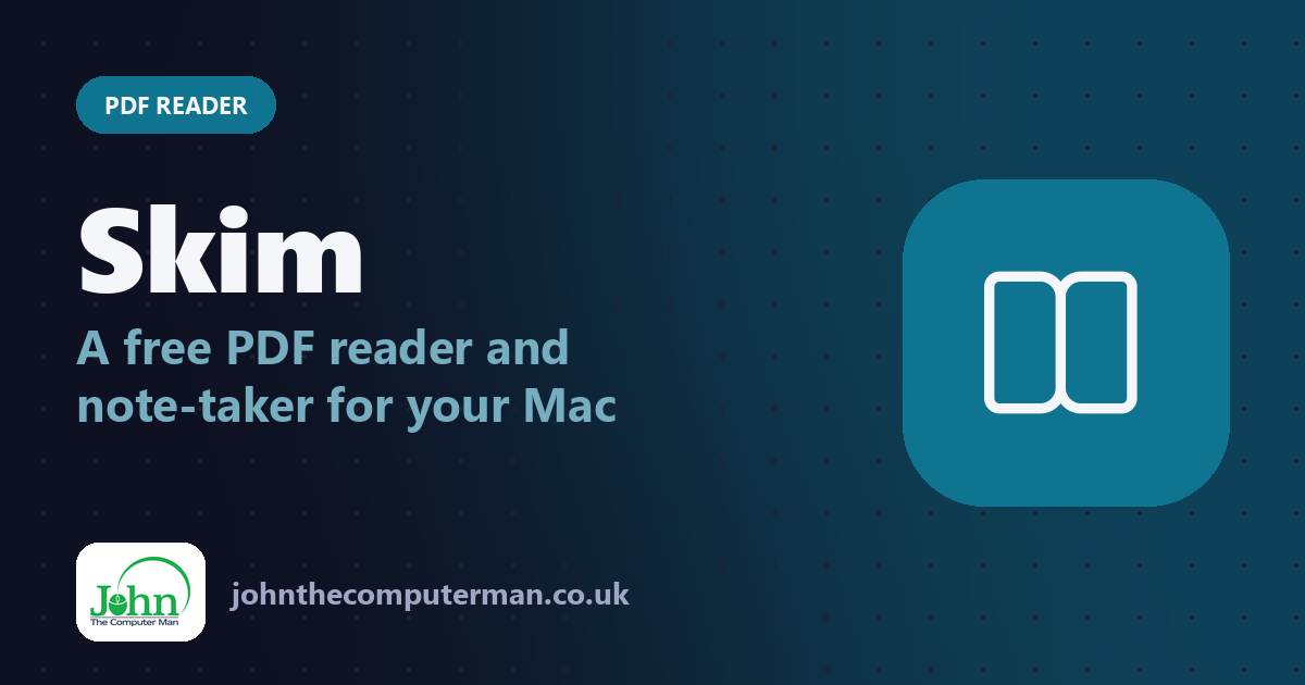 Skim: The Free PDF Reader and Note-Taker for Mac