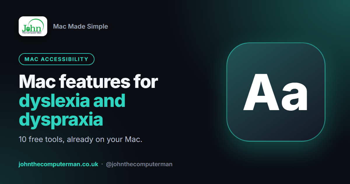 10 Mac Features That Can Help With Dyslexia and Dyspraxia