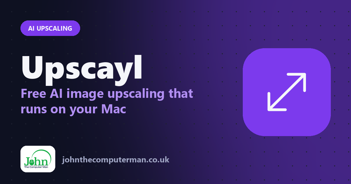 Upscayl for Mac: Free AI Image Upscaler (Enlarge Photos Without Blur)