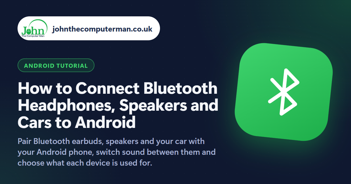 How to Connect Bluetooth Headphones, Speakers and Cars to Android