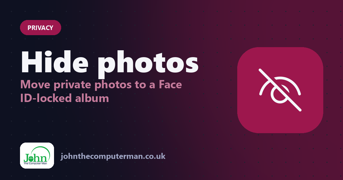 How to Hide Photos on iPhone in a Locked Hidden Album