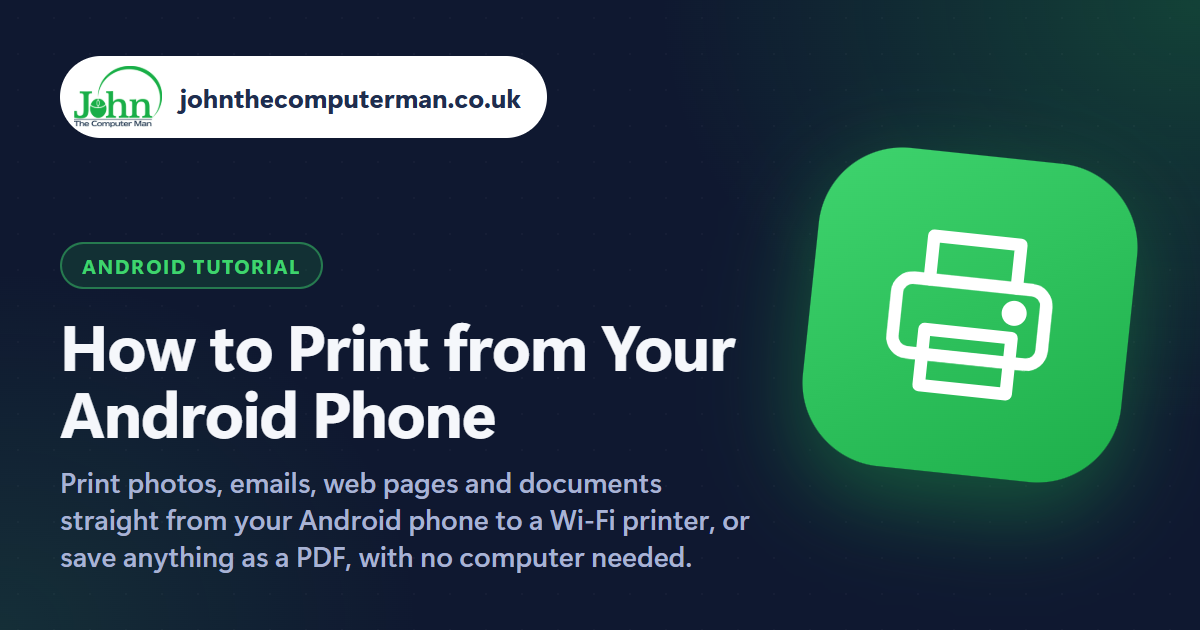 How to Print from Your Android Phone