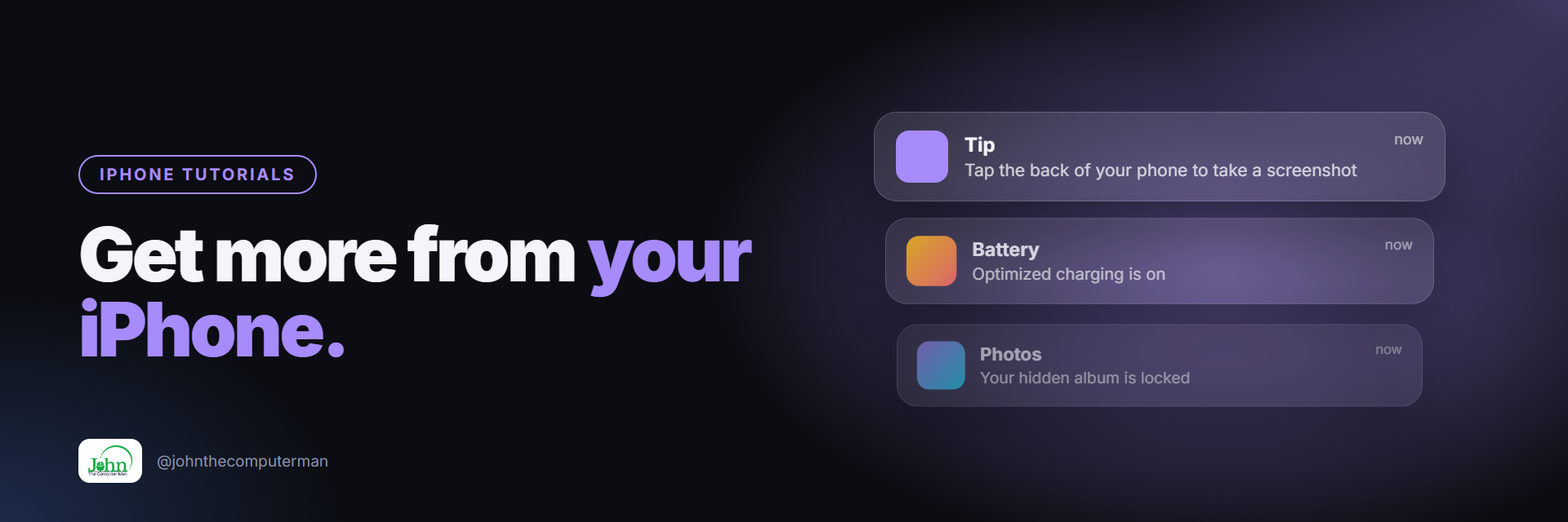 iPhone tutorials image