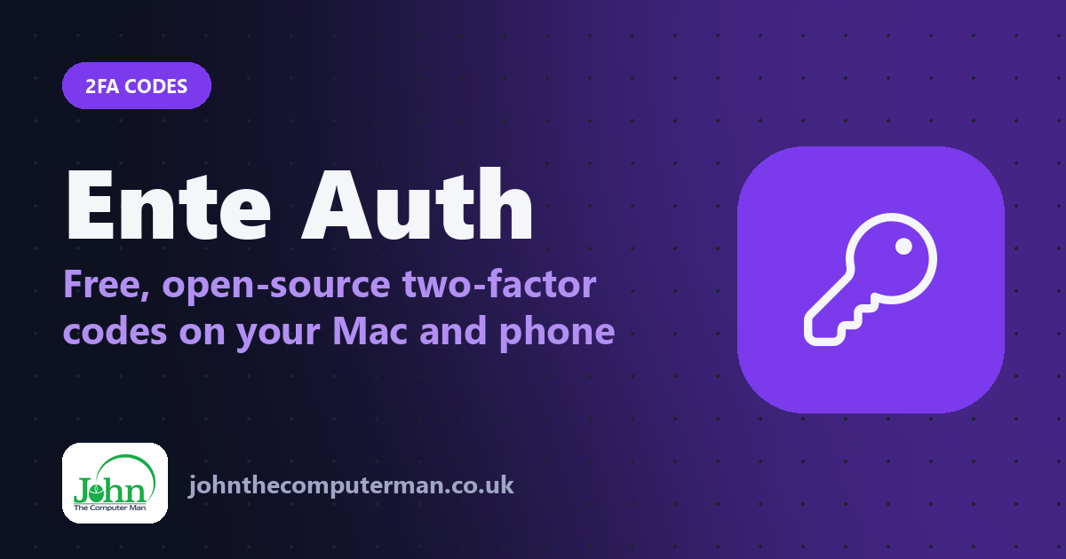 Ente Auth: Free, Open-Source 2FA App for Mac, iPhone and Android