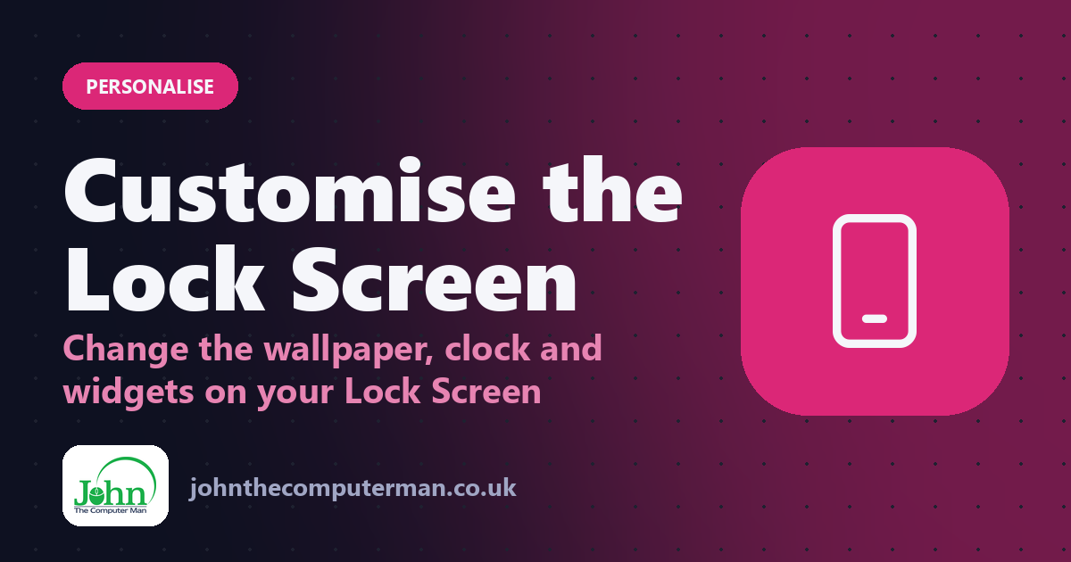 How to Customise Your iPhone Lock Screen