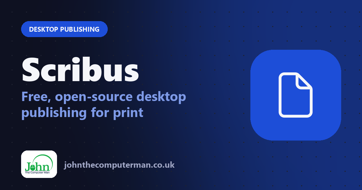 Scribus for Mac: Free Desktop Publishing (InDesign Alternative)