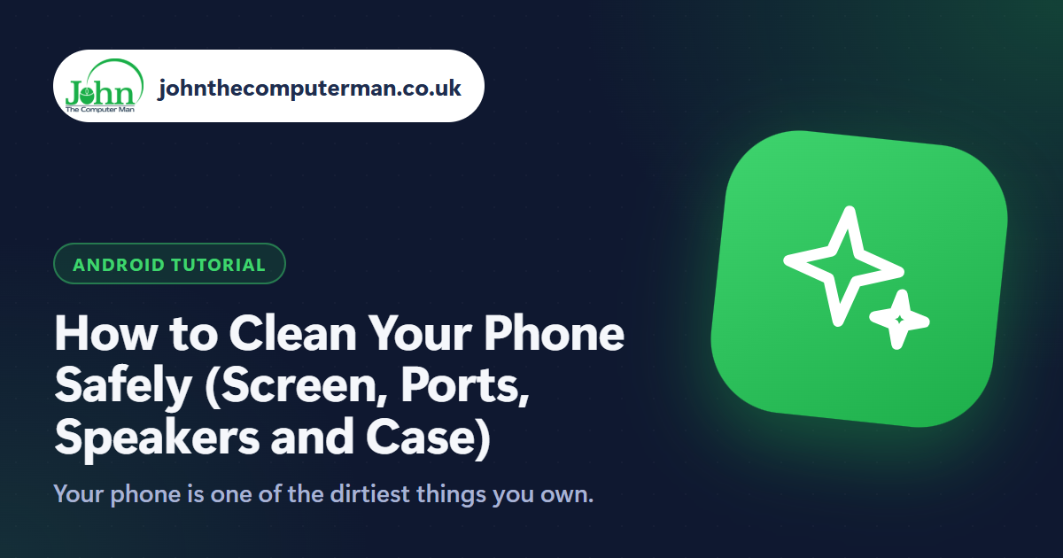 How to Clean Your Phone Safely (Screen, Ports, Speakers and Case)