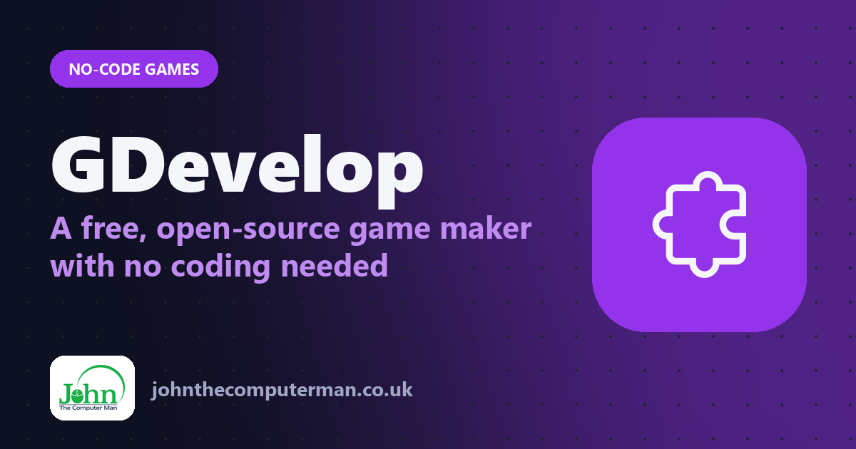 GDevelop for Mac: Make Games Without Coding (Free and Open Source)