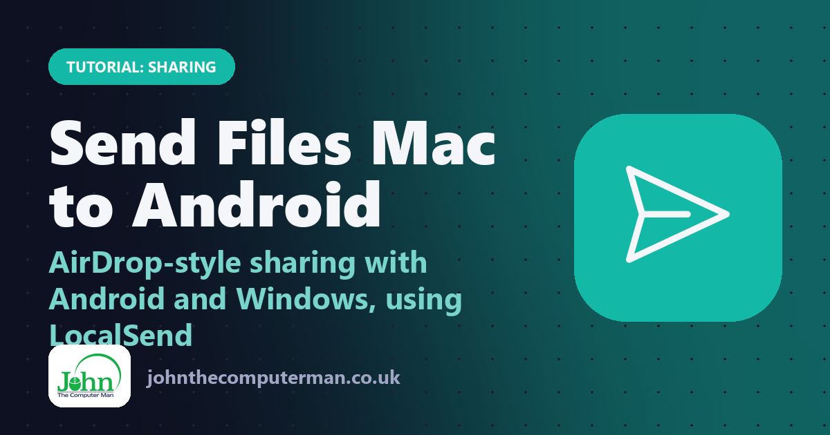 How to Send Files Between a Mac and Android or Windows (Like AirDrop, Free)