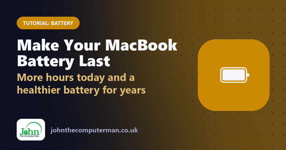 How to Make Your MacBook Battery Last Longer (Every Day and for Years)