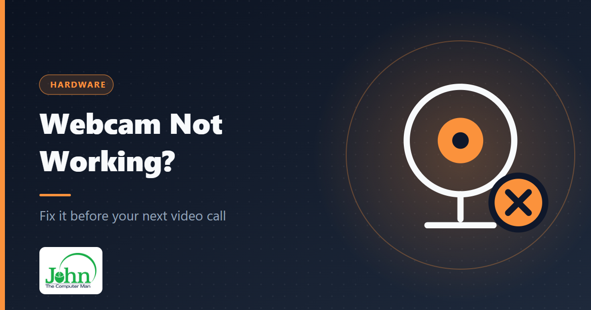 Webcam not working?