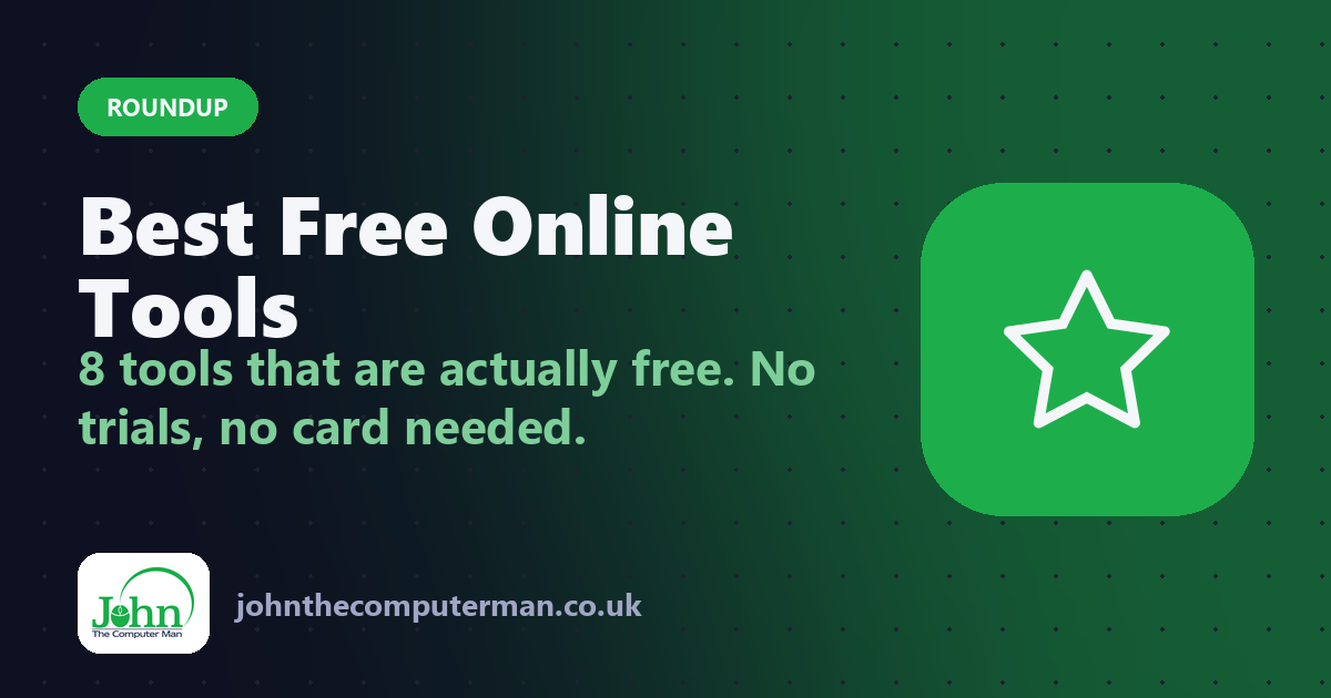 8 Best Free Online Tools in 2026 (That Are Actually Free)