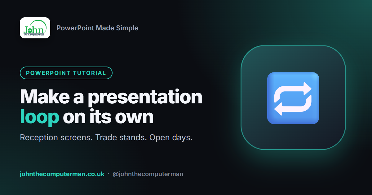 How to Make a PowerPoint Loop Automatically (Self-Running Display)