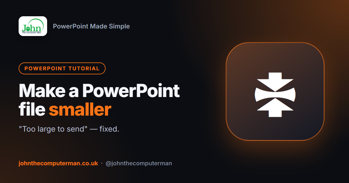 How to Reduce the File Size of a PowerPoint (Compress Pictures and Media)
