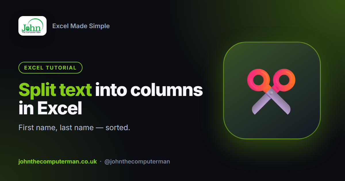 How to Split Text into Columns in Excel (3 Easy Ways)