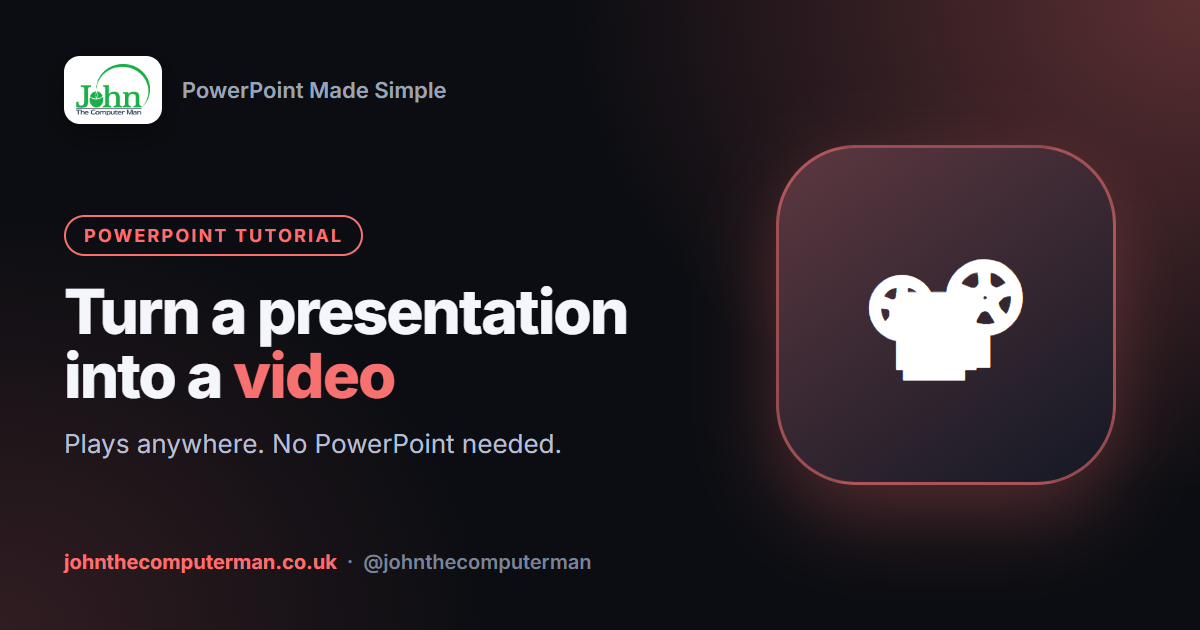 How to Turn a PowerPoint into a Video (MP4 with Narration and Timings)