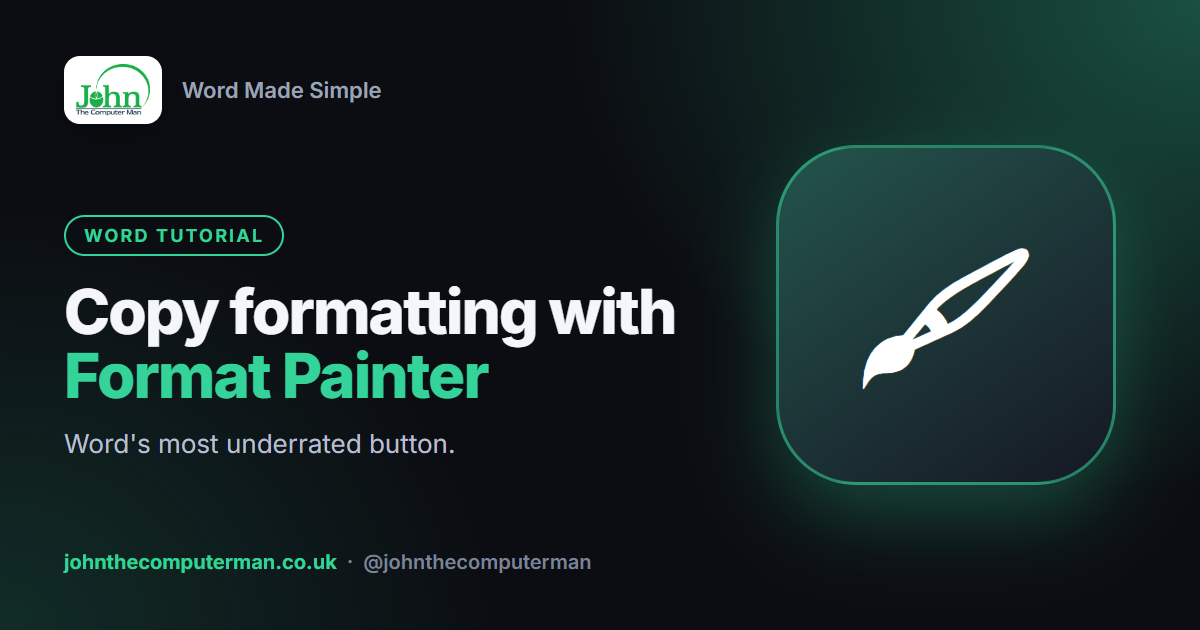 How to Use Format Painter in Word