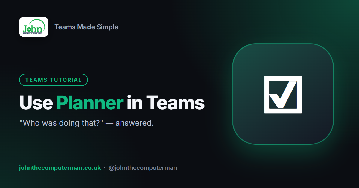 How to Use Planner in Teams (Shared Task Boards for Your Team)