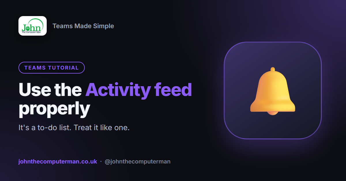 How to Use the Activity Feed in Teams (and Stop Missing Mentions)