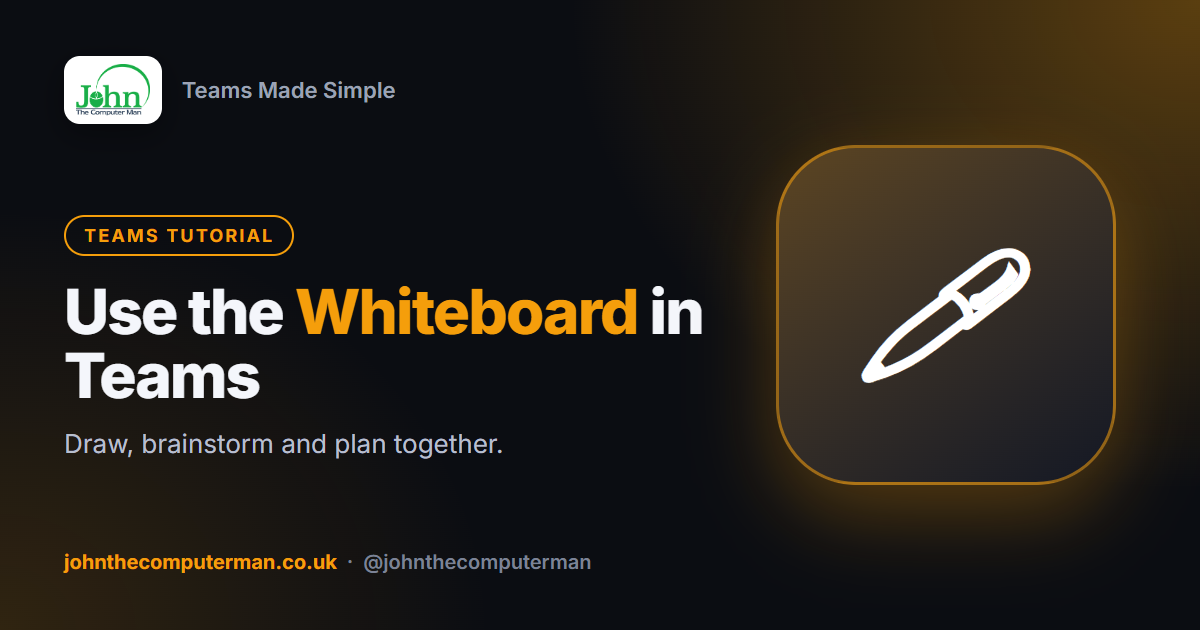 How to Use Whiteboard in Teams Meetings