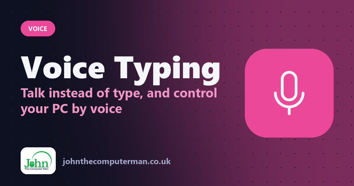 Talk to Type: Voice Typing and Voice Access in Windows 11