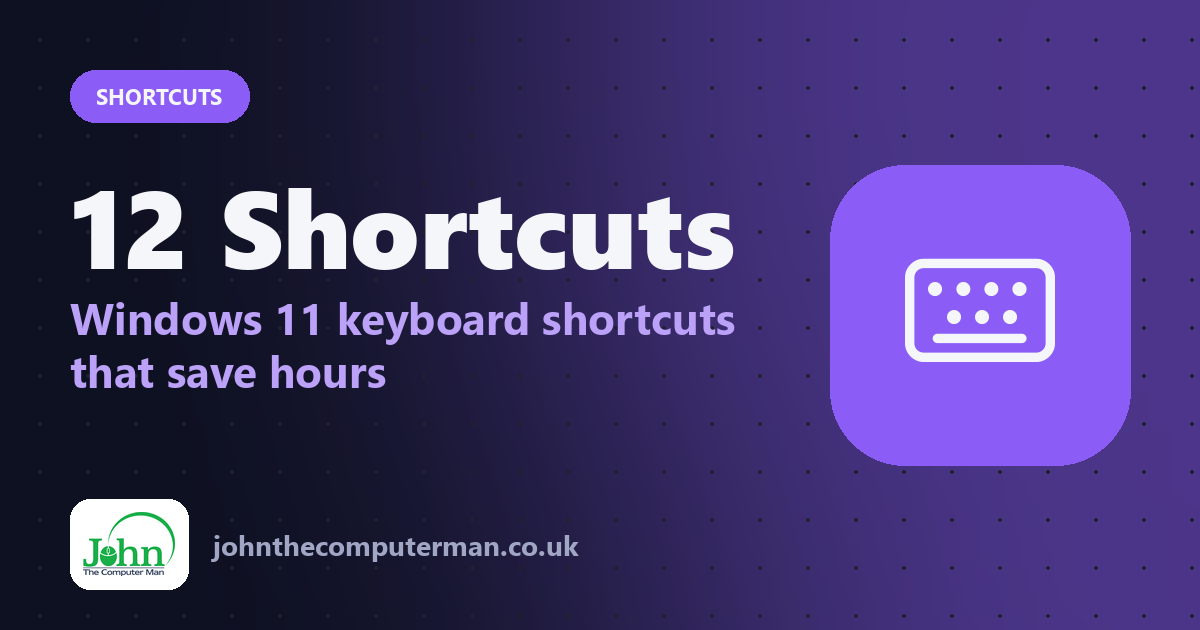 12 Windows 11 Keyboard Shortcuts That Save Hours