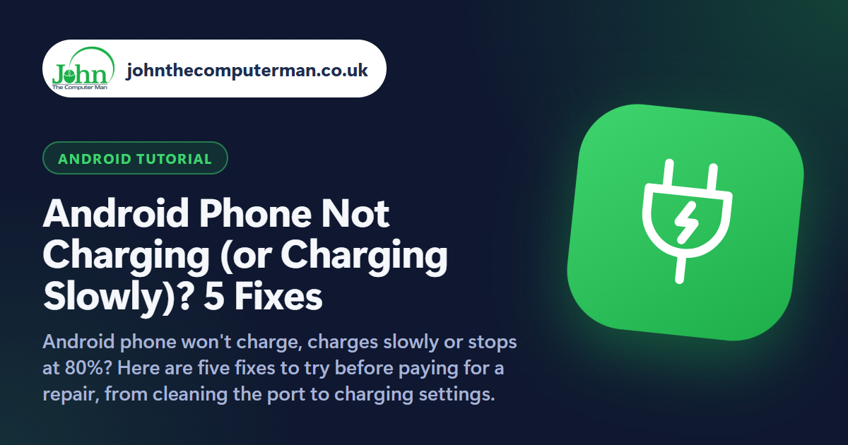 Android Phone Not Charging (or Charging Slowly)? 5 Fixes