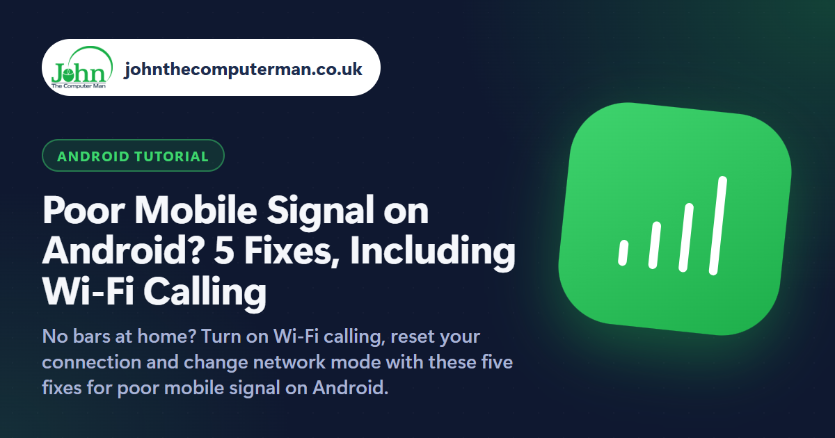 Poor Mobile Signal on Android? 5 Fixes, Including Wi-Fi Calling