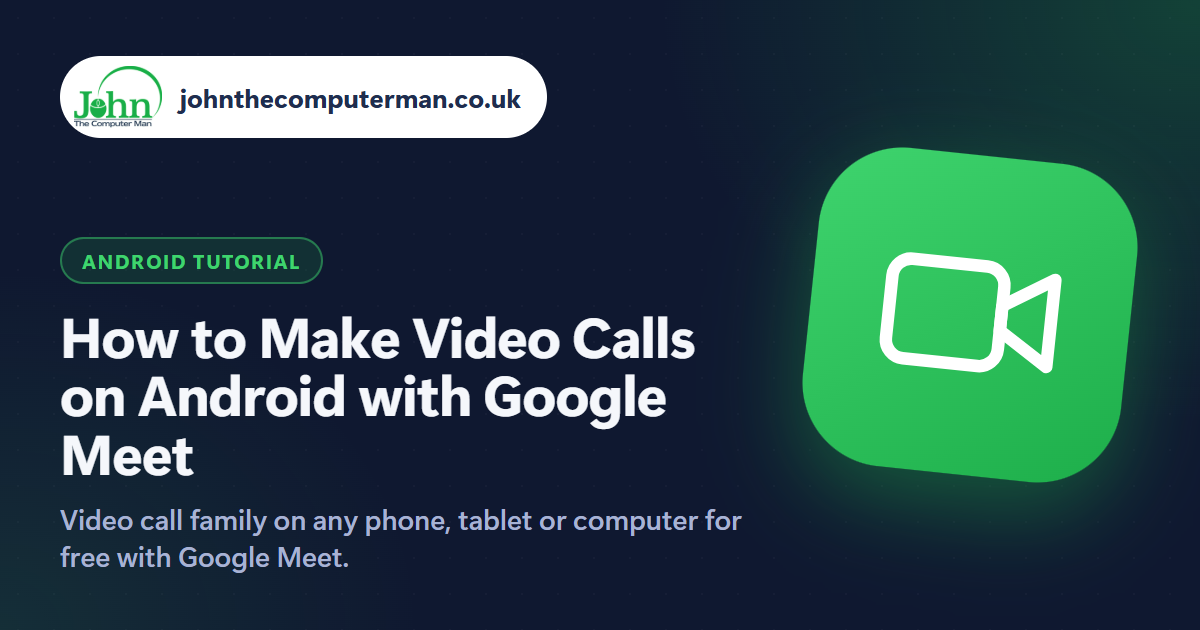 How to Make Video Calls on Android with Google Meet