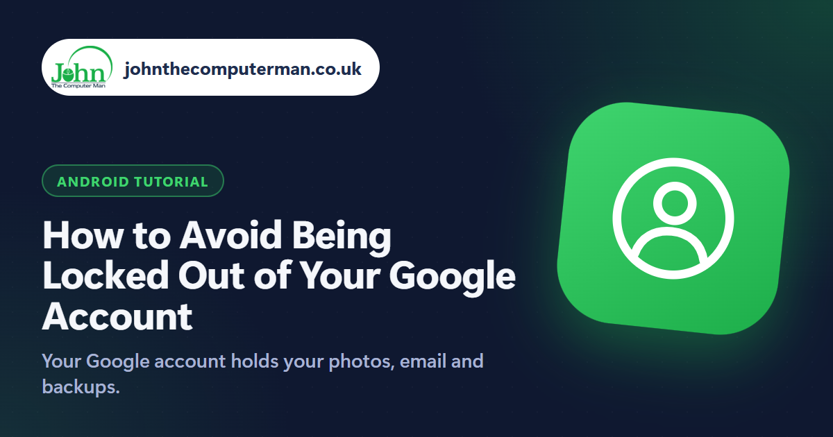 How to Avoid Being Locked Out of Your Google Account