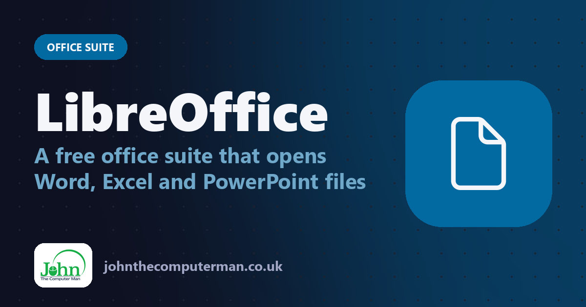 LibreOffice: A free office suite that opens Word, Excel and PowerPoint files