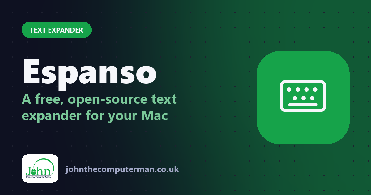 Espanso: A free, open-source text expander for your Mac