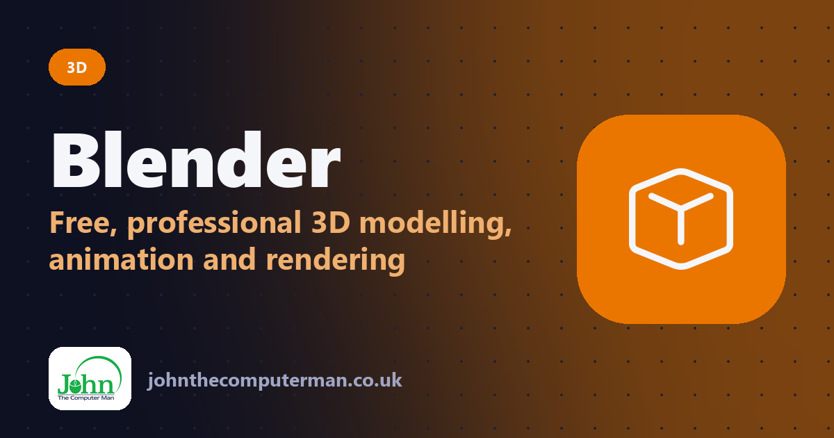 Blender: Free, professional 3D modelling, animation and rendering