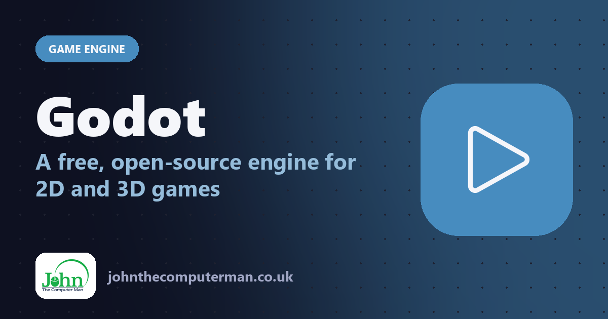 Godot: A free, open-source engine for 2D and 3D games