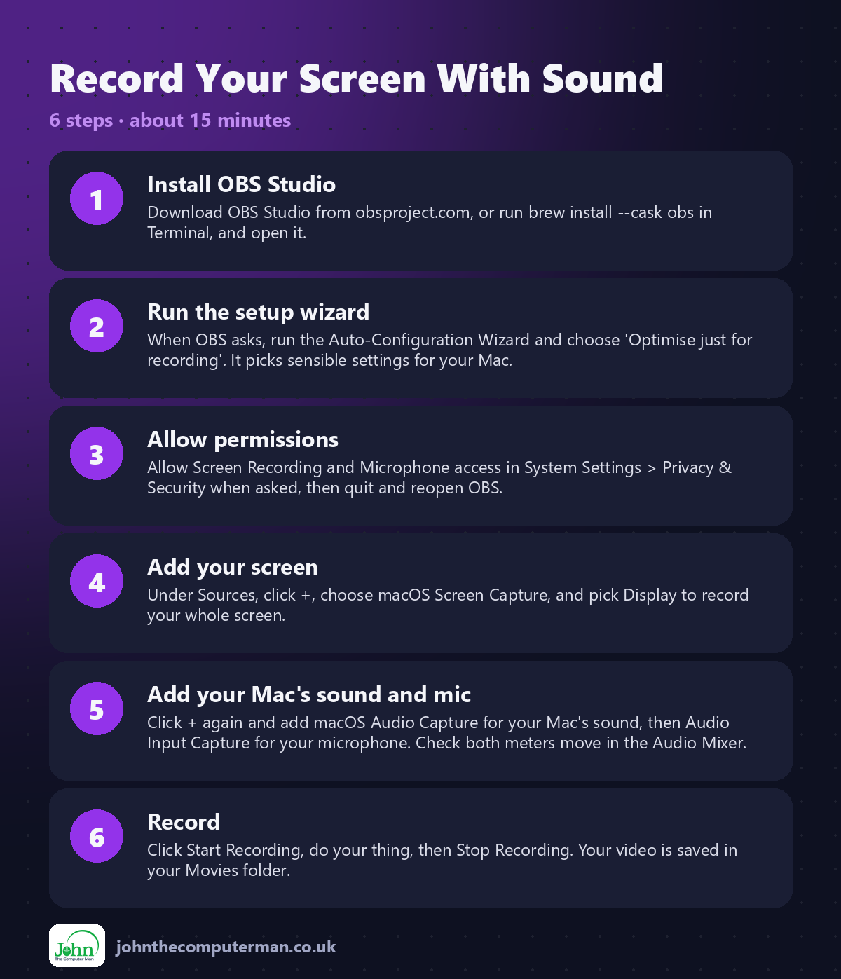 6 steps: Record Your Screen With Sound