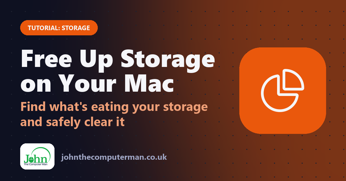 Free Up Storage on Your Mac: Find what's eating your storage and safely clear it