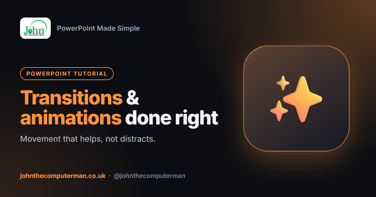 How to Add Transitions and Animations in PowerPoint