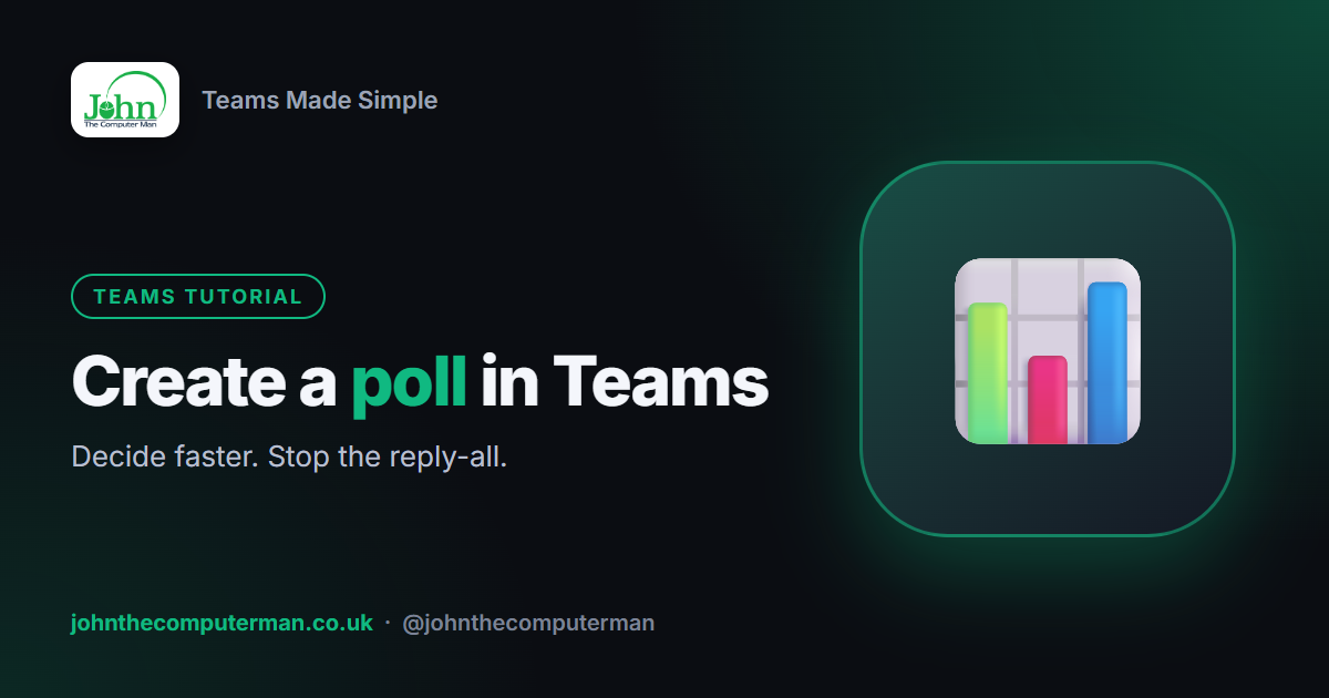 How to Create a Poll in Microsoft Teams (Chats and Meetings)