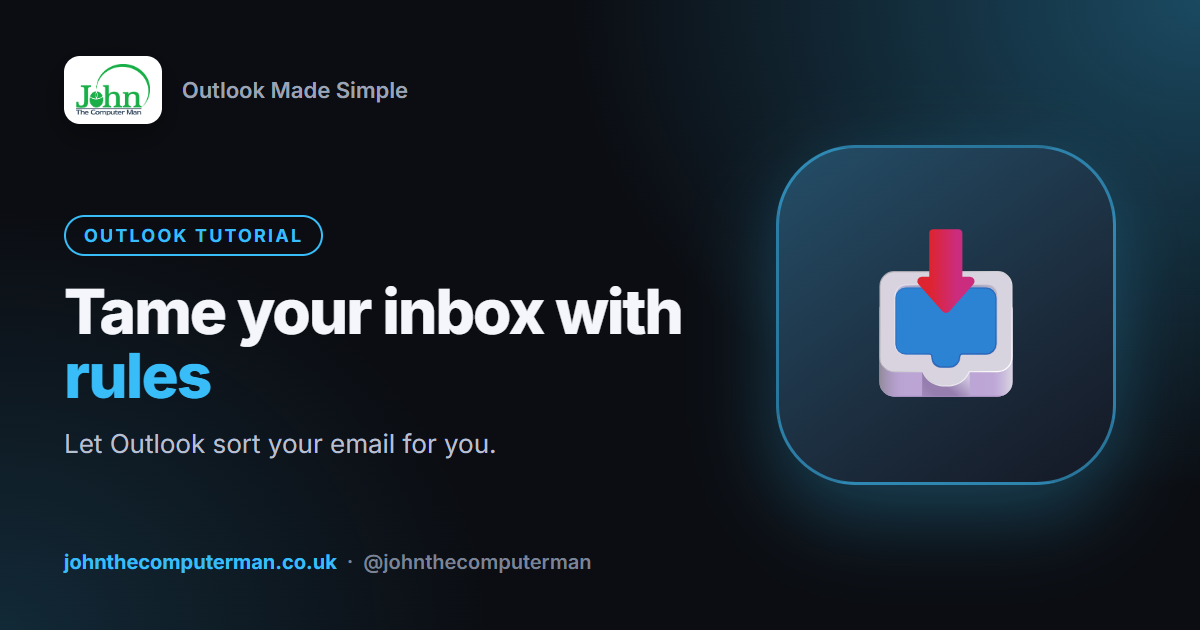 How to Create Rules in Outlook (Sort Your Email Automatically)