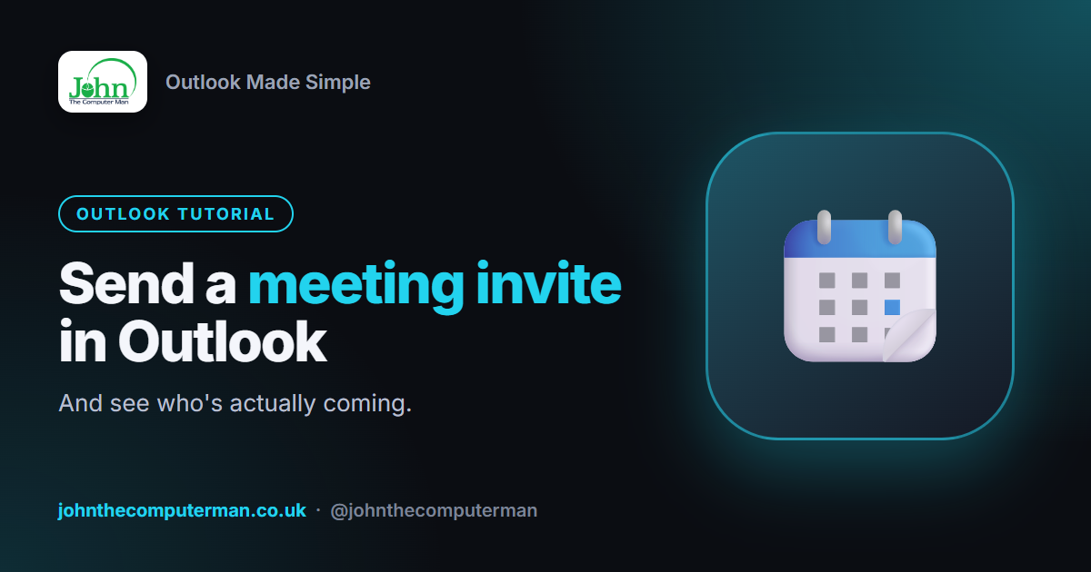 How to Send a Meeting Invitation in Outlook (and Track Who's Coming)