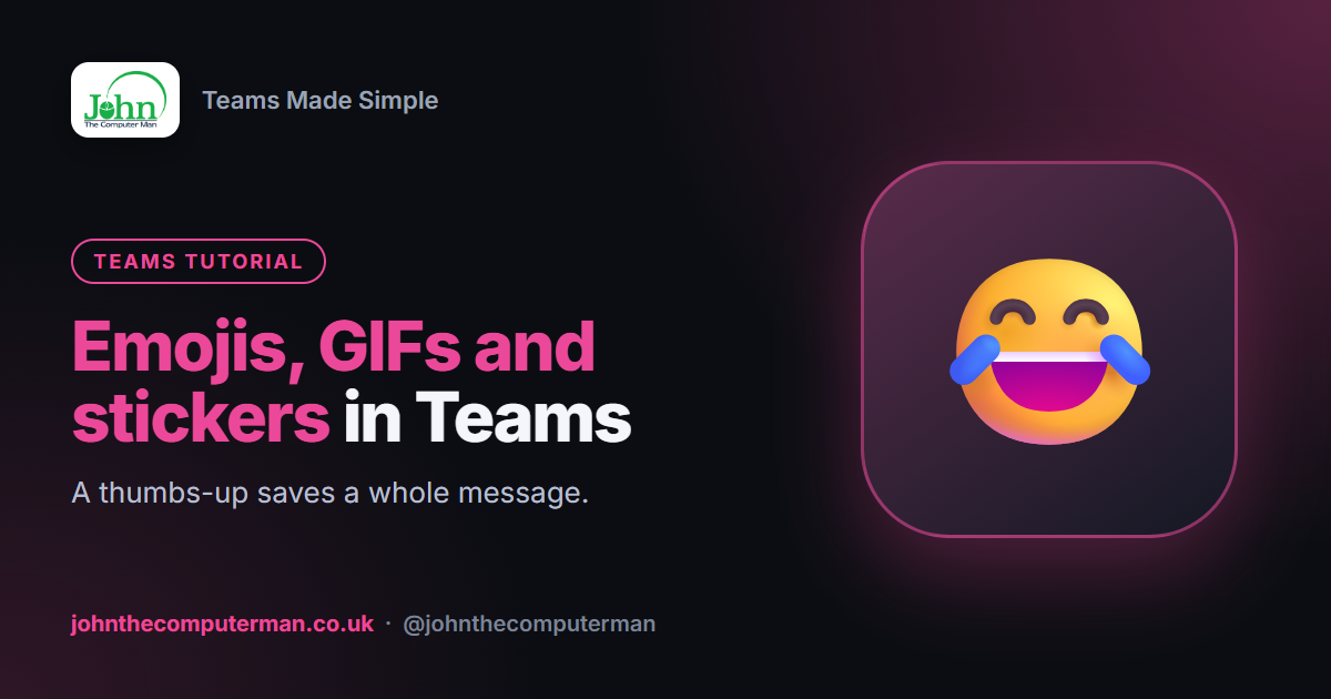 How to Use Emojis, GIFs and Stickers in Teams (and Add Your Own)
