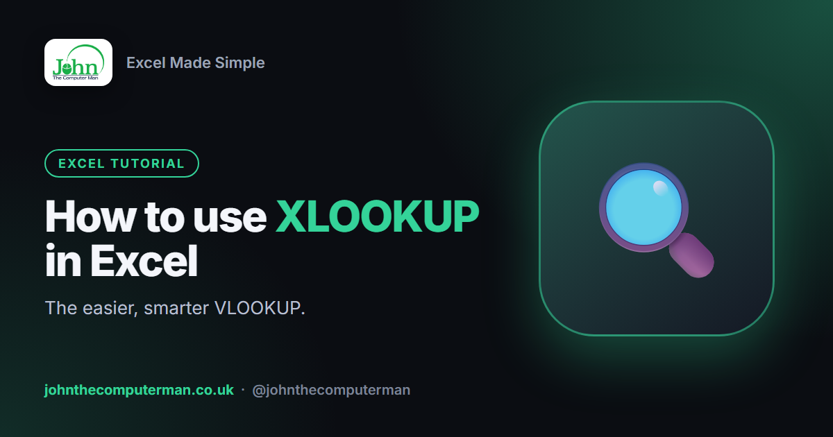 How to Use XLOOKUP in Excel (With Simple Examples)