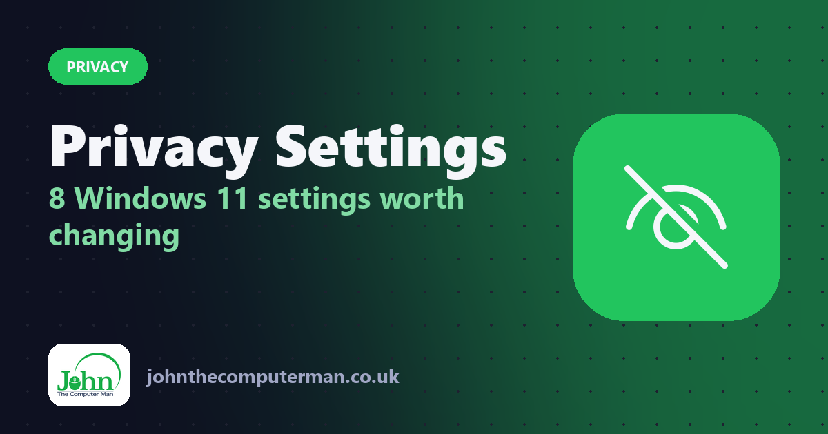 Privacy Settings: 8 Windows 11 settings worth changing